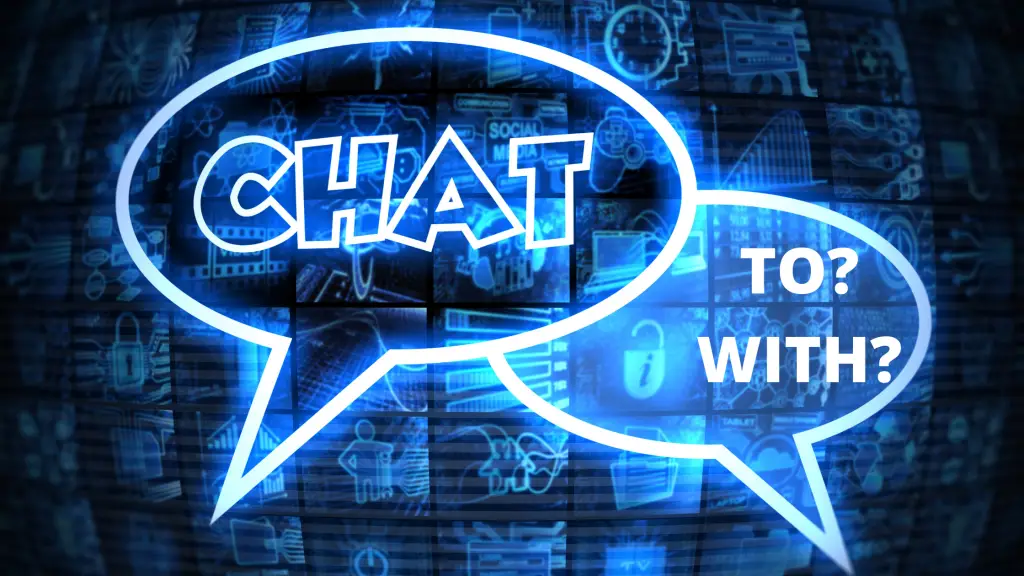 Chat TO or chat WITH someone?