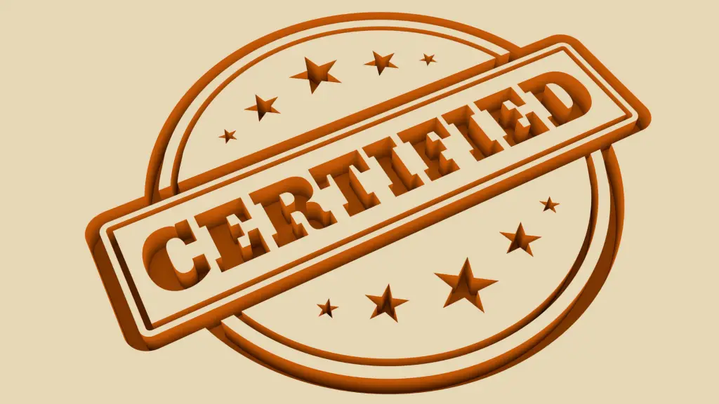 Certified vs Certificated